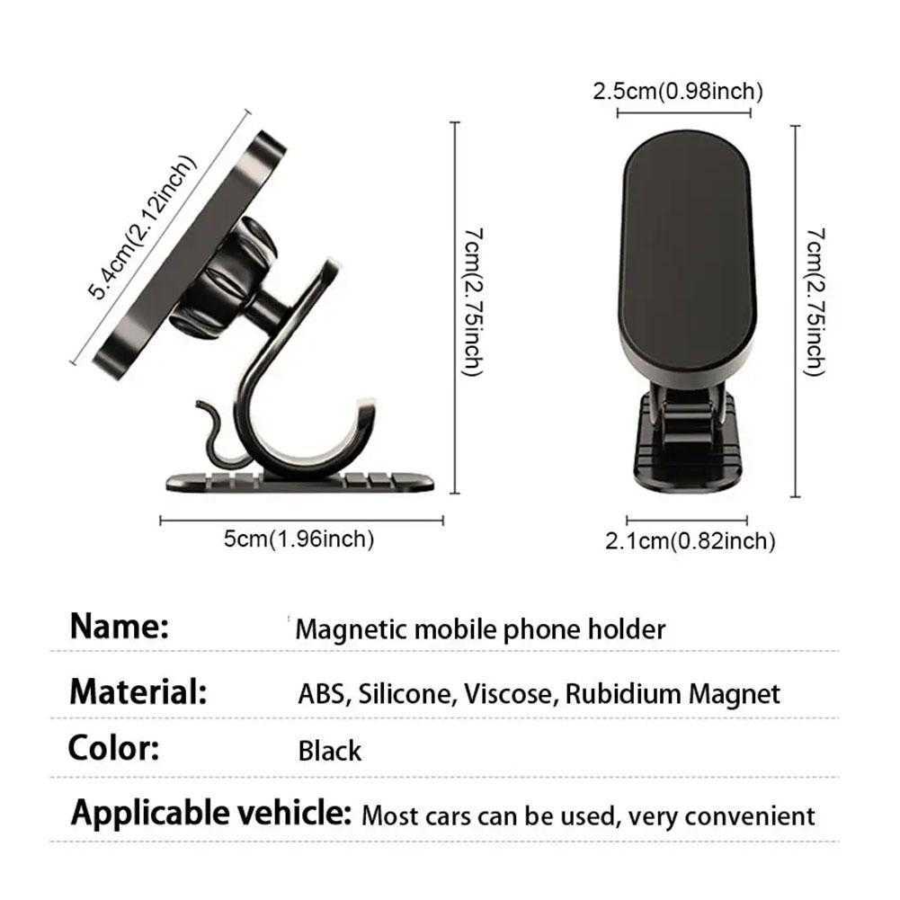 Bilbil magnetisk telefonhållare magnet bil mobiltelefon hållare stativ universell bil mobiltelefonmontering för iPhone 13 Redmi Huawei