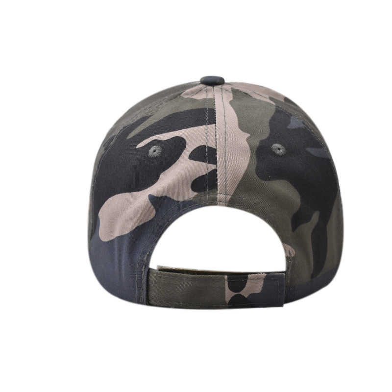 Casquettes de baseball Baseball C Snback Hat Motif de camouflage Entraînement militaire Chapeau de soleil Printemps Automne baseball c Hip Hop Fitted C