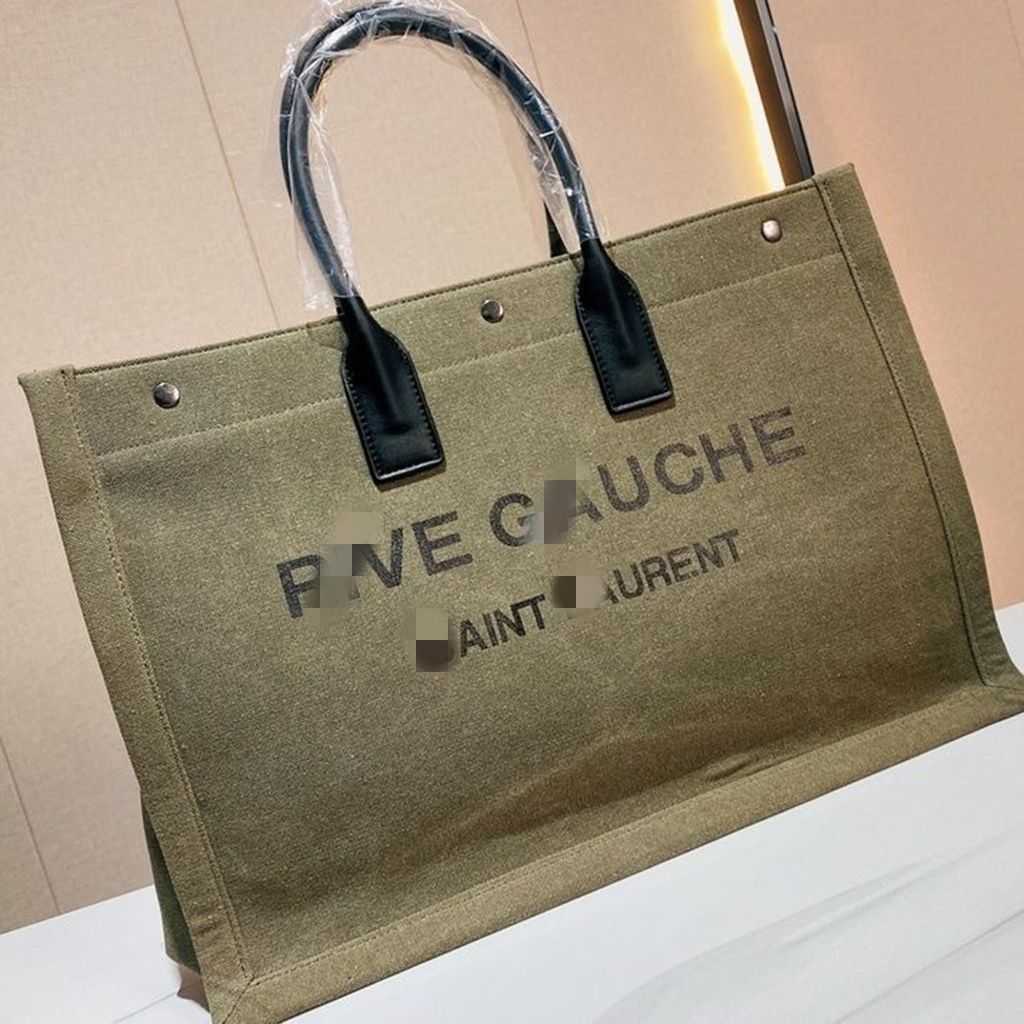 

cowhide abrasion women resistant classic bag ysbag lady canvas tote designer shopping 48.35 travel capacity and dirt rive gauche t97m