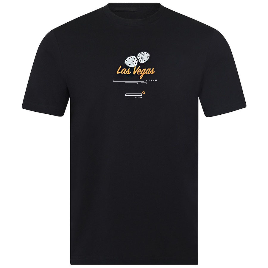 Camiseta edição especial da equipe F1 2023 Fórmula 1 Driver Camiseta amarela Fãs de corrida Camiseta casual de verão Camiseta masculina com logotipo do carro