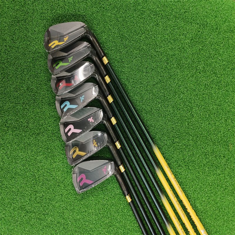 Golf Roddio Little Bee Golfclubs Hoge configuratie zwart CC GESMEED Zacht ijzer Gesmeed ijzer Set 4 5 6 7 8 9 P 7 stuks