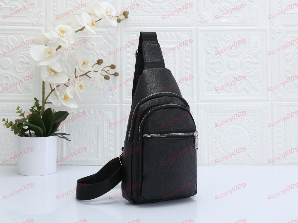 List z drukiem worki na klatkę piersiową Czarna i brązowa torba z talii Sport Sport Crossbody Designer unisex torebka podróżna plecaki luksusowe laptopa torba