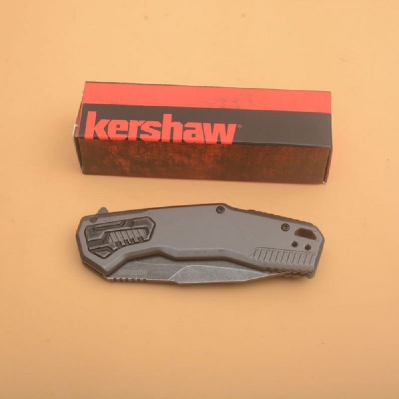 Kershaw 60HRC 1605 Açık Mekan Kamp Hayatta Kalma Hızlı Açık Taktik Katlama 2061 Bıçak Avı Hayatta Kalma Cep EDC Araçları Erkek Hediye