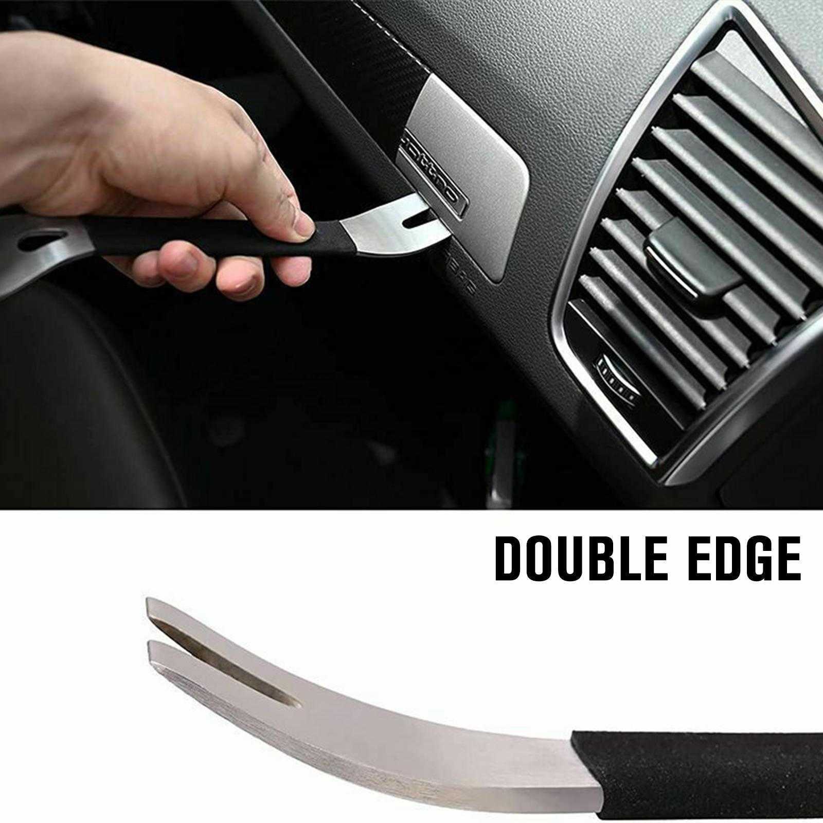 New Car Trim Removal Tool Stainless Steel Durable Two-end Trim Removal Level Pry Tools Door Panel Audio Terminal Fastener Driver