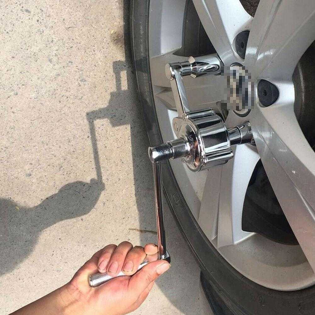 Car 1/2" Torsional Torque Multiplier Wrench Lug Nut Remover Car Tire Disassembly Labor Saving Spanner Lug Nut Lugnuts Remover