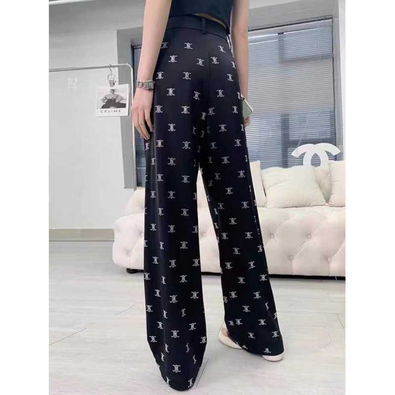 T-shirt firmata Camicia Heavy Industries Hot Diamond Pantaloni casual a vita alta Donna 23 Arco di Trionfo Primavera/Estate Slim Deep Fried Street Straight Tube Floor Towers