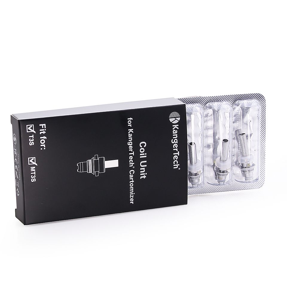 Kanger T3S Coil MT3S Ersatz-Heizspulenkopf mit 1,5 1,8 Ohm 2,2 Ohm 2,5 Ohm für Kanger MT3S T3S Atomizer Vape Vaporizer Authentic