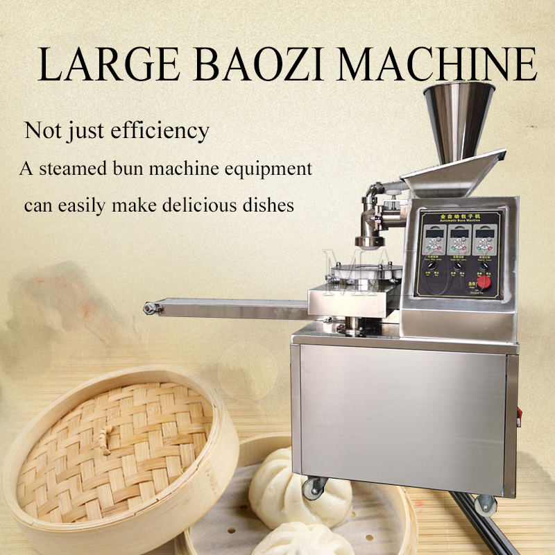 500-/h Commercial Automatic Steamed Stuffing Bun Machine Stuffed Bun Maker Momo Baozi Filling Making Machine for Canteens