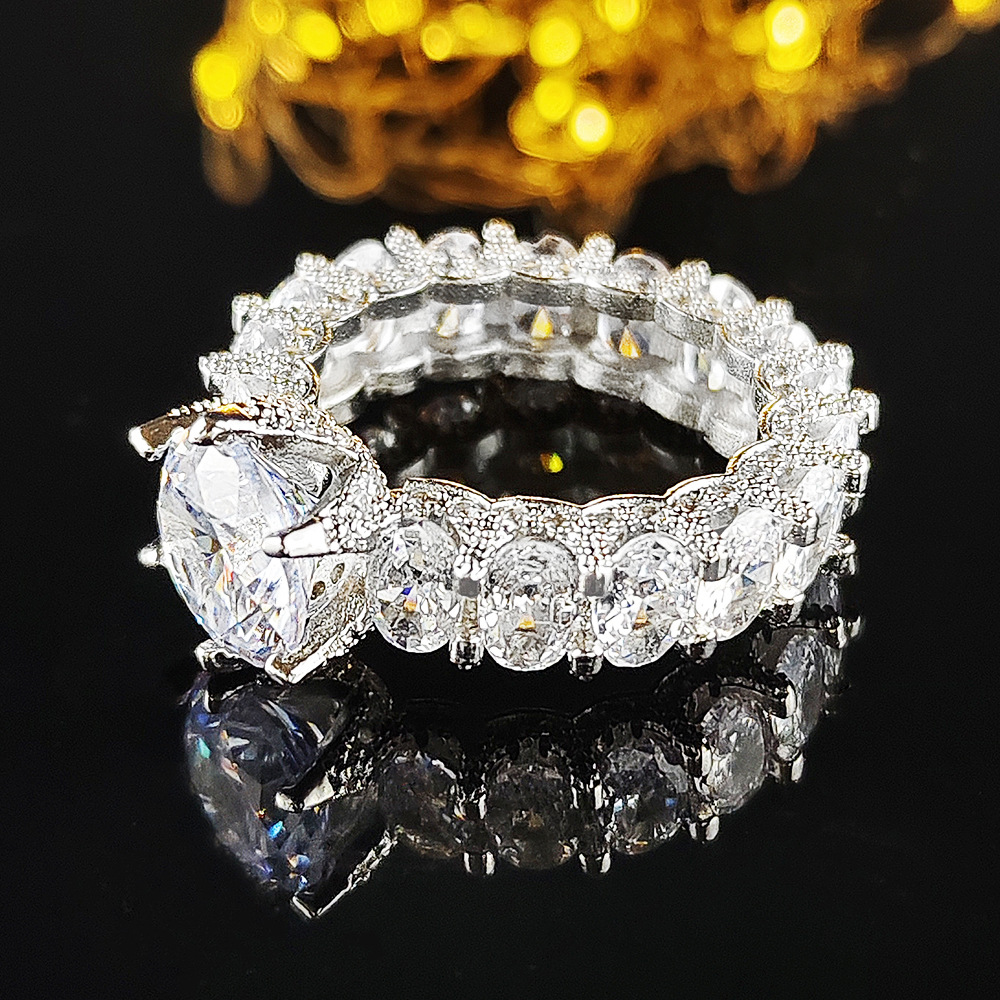 Choucong varumärke handgjorda bröllopsringar lyxiga smycken 925 sterling silver runda oval skurna vit topas cz diamant ol fest kvinnor engagemang band ring gåva drop ship fartyg