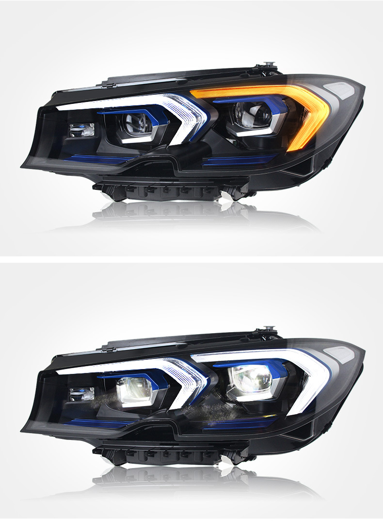 Headlight Assembly Upgrade For BMW G20 G28 3 Series 20 19-20 22 Full LED Daytime Running Light Turn Signal M3 Style