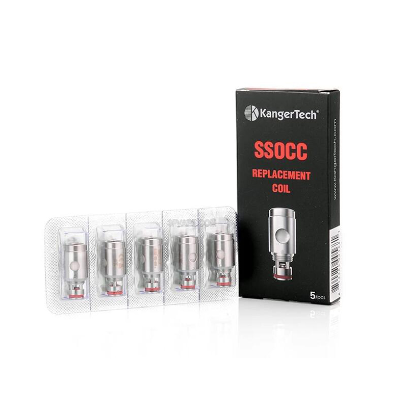 Bobine originale Kanger SSOCC 0,5 ohm 1,5 ohm 1,2 ohm tête de bobine pour Kanger Kangertech Subox mini-c Subvod Toptank Mini Vape E-cigarette 5 pièces/paquet