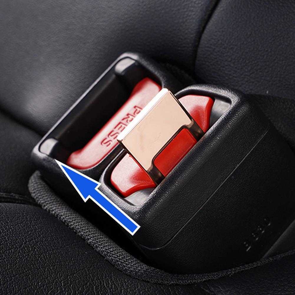 Car Hidden Car Seat Belt Buckle Clip Universal Car Safety Buckle Seat Thickened Plug Car Seat Accessories