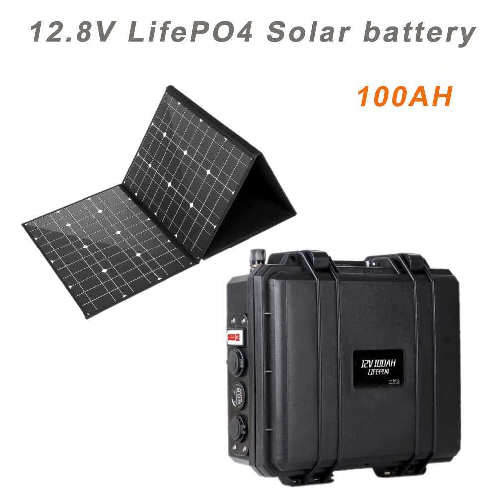 12V 100AH Lifepo4 Battery Pack Outdoor Camping RV Boat Solar Energy Storage Lithium Battery 12v Lifepo4 Battery Emergency Use