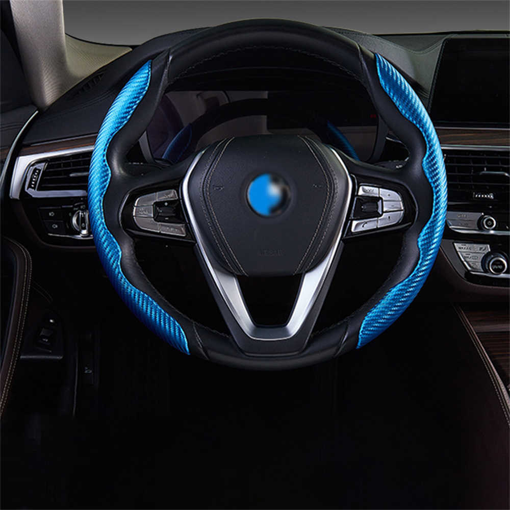 Uppgradera Red Carbon Fiber Look Universal Car RoTE Right Booster Cover Non-Slip Auto Interior Decoration Accessories