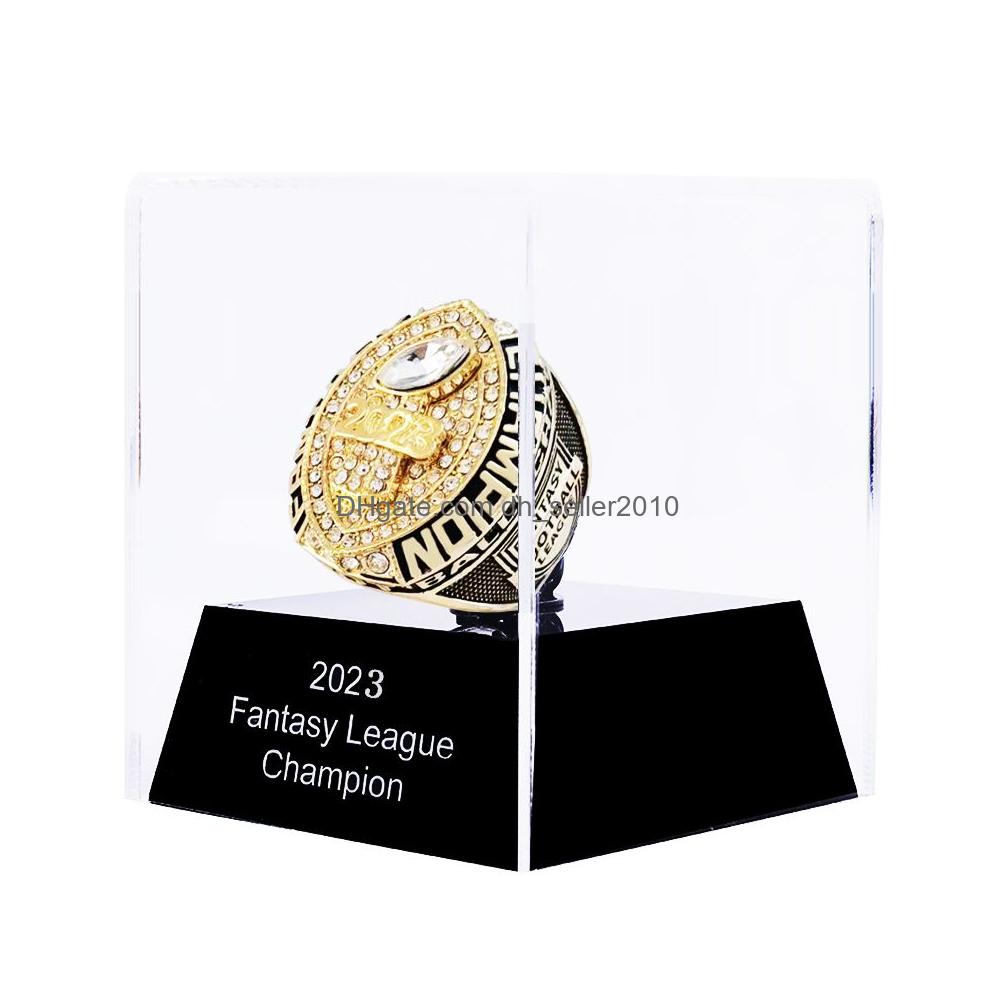 Band Rings 2023 Fantasy Football Ring Ffl Champion Drop Delivery Jewelry Ring Dhvzu