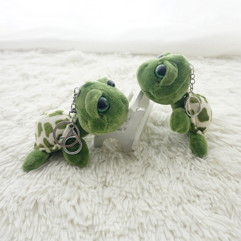 Cute Mini Cartoon Little Turtle Keychains, Plush Toy Small Pendant Turtle Keychain Bag Jewelry Bookbag Pendant