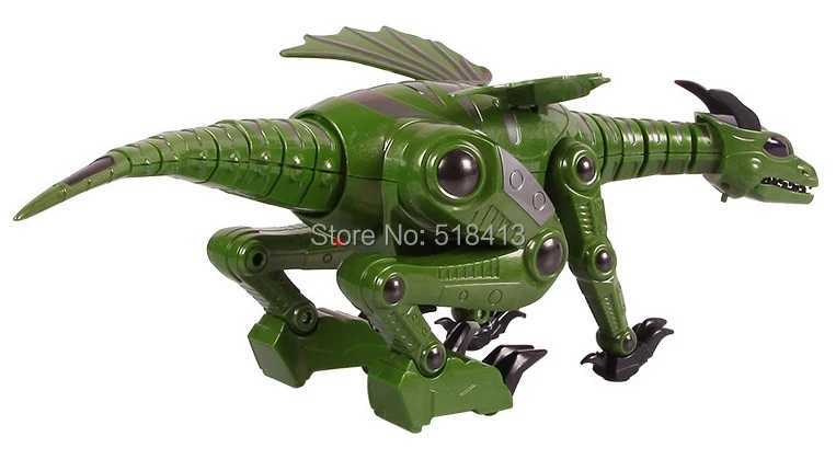 Electric/RC Animals Electric Dragon Shake The Remote Triceratops Dinosaur Models som avger musiksimulering Animal Toy Boy Gift Ready-to-Go Q231114