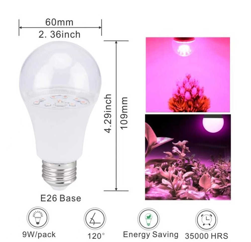 Grow Lights Grow LED Light Bulb for Indoor Plants Full Spectrum E27 Led PhytoLamp 220V UV Lamp for Hydroponic Growth Light for Seedlings P230413