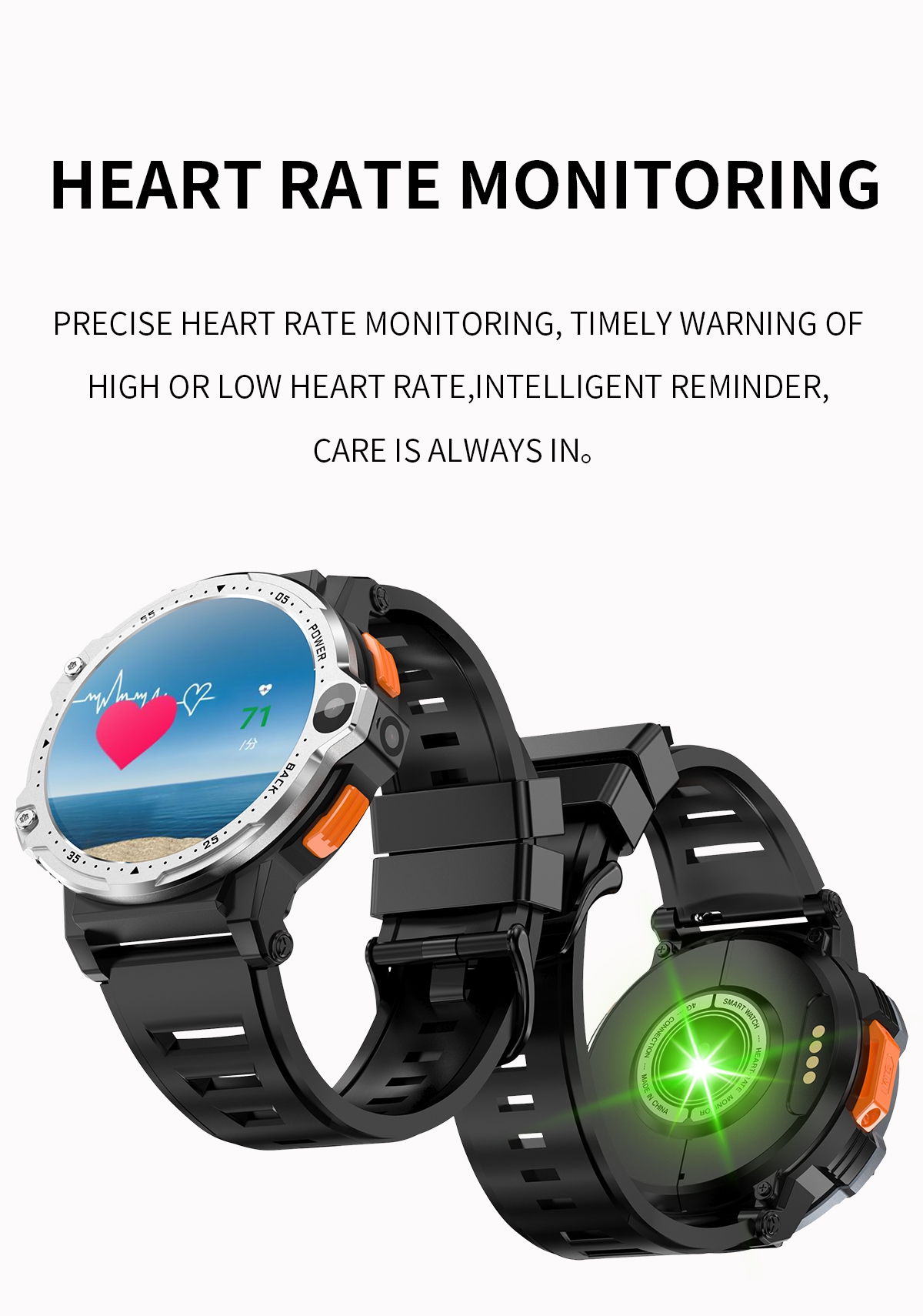 Global Bands GPS 64Gb Smartwatch 4G Android Smart Watches With Wifi And Sim Card Call 128Gb 8Mp Hd Cameras Blood Pressure Oxygen Heart Rate BT Whatsapp FB Gsm/Wcdma/Lte