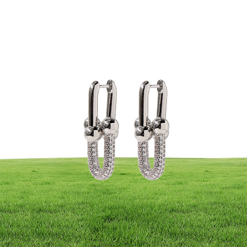 Стильные серьги с бриллиантами, медные серьги-гвоздики U, женские дизайнерские серьги, серебряные, розовые, золотые, модельерские серьги4528835