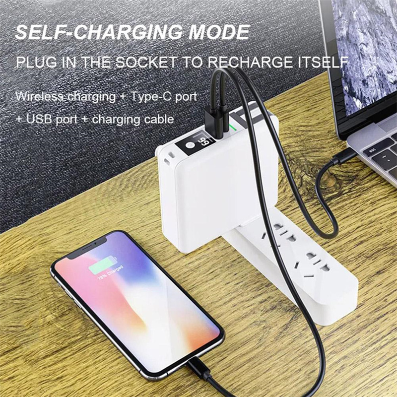 Portátil 10000 mah power bank sem fio usb c carregador rápido bateria de reposição externa magnética macsafe powerbank para iphone samsung huawei xiaomi