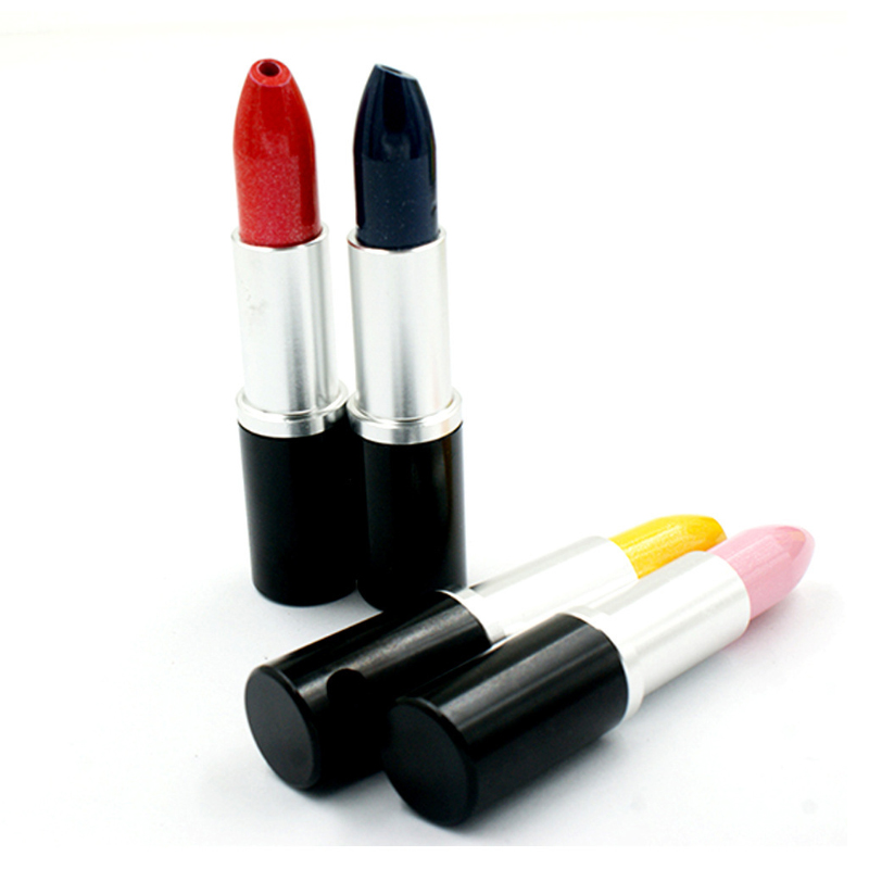 Mini Lady Lady Lipstick Design Tubos de fumantes de metal de metal Herb Tobaco