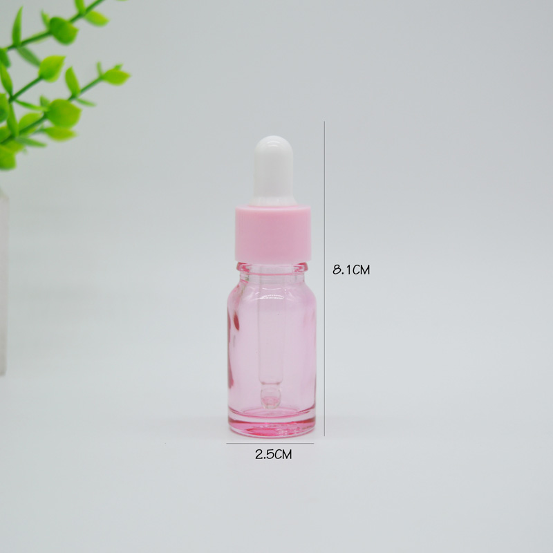 Glass Dropper Bottles Powder Ring White Sample Essence Oil Bottle Cosmetic Split Empty Fine Travel Portable 5ml 10ml 20ml 30ml 50ml 100ml Packing Case