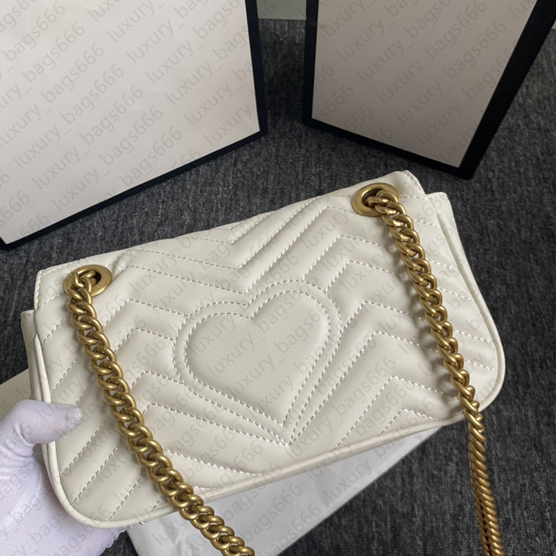 5A designers bags Women Shoulder bag marmont handbag Messenger Totes Fashion Metallic Handbags Classic Crossbody Clutch Pretty 001