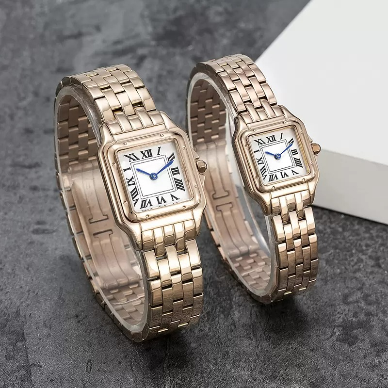 Novo relógio feminino de luxo elegante moda pulseira de aço inoxidável estilo multicolorido movimento de quartzo importado à prova d'água relógio de casal mais vendido