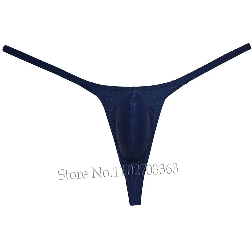 Men Shiny Dots Spandex Thong Bulge Pouch Thongs T-Back Swimwear Micro G-Strings Beach Underwear Posing Trunks Tangas