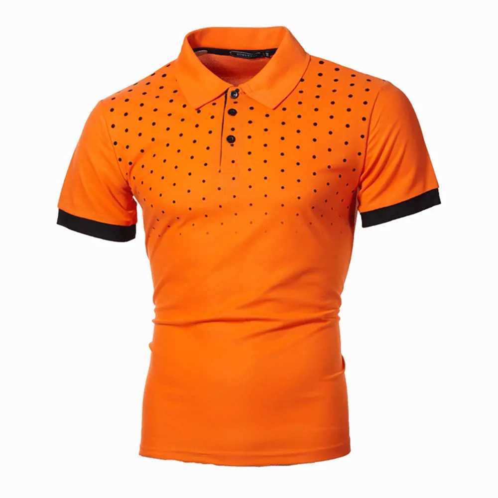 Herren Polos Herren Sommer kurzärmeliges Polo-Hemd atmungsaktives Golf Polo T-Shirt Sport Wanderhemden Casual Work Tops Männlich