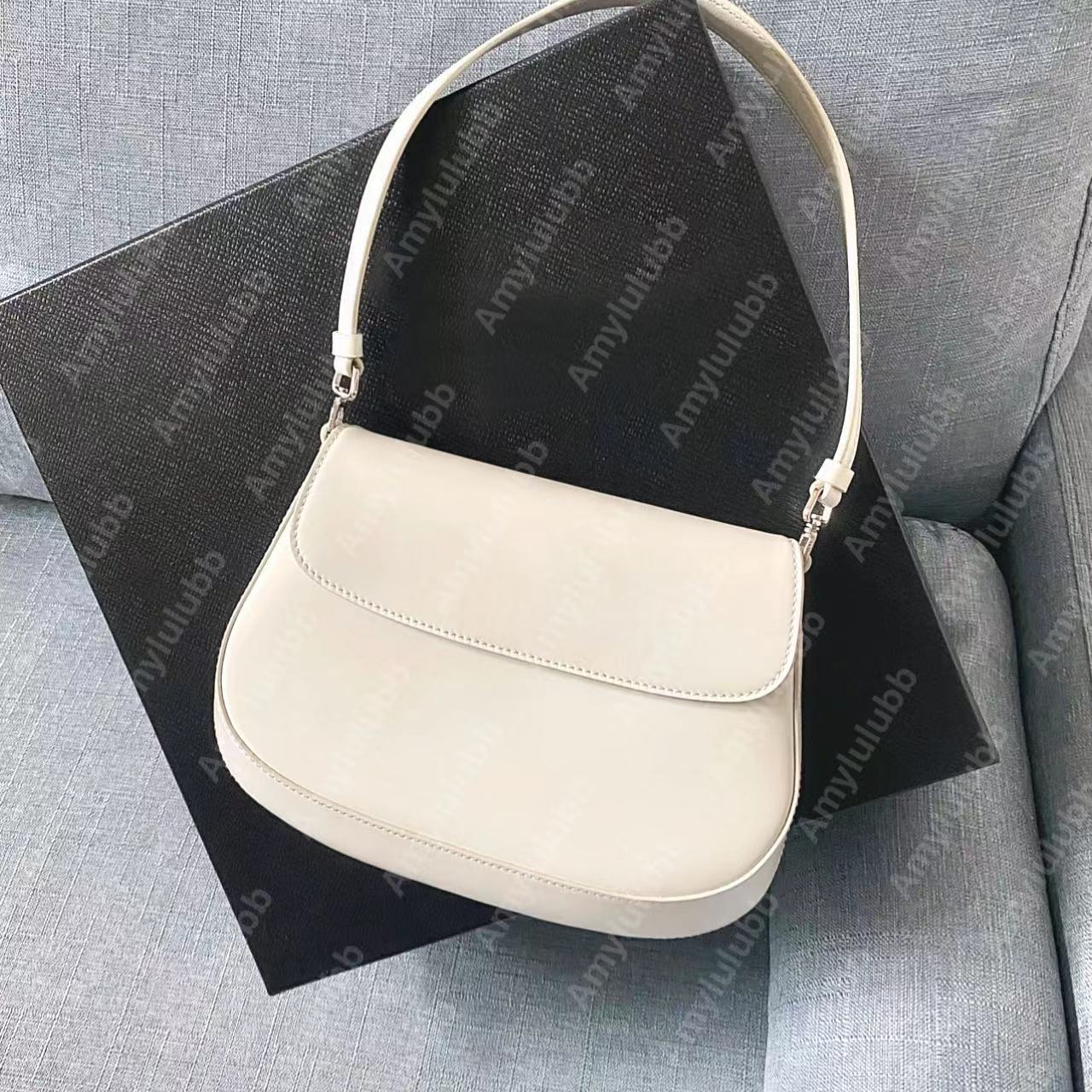 Designer Shoulder bags luxury purse cleo Handbags crossbody women Hobo cowhide silver bags lady Tote flap handbag black bag canvas sac a main vanity bag dicky0750