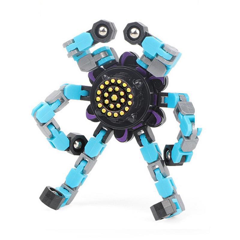 Spinners transformáveis para alívio do estresse, brinquedos sensoriais, ponta dos dedos, giroscópios, lembrancinhas para festa para autismo tdah, crianças e adultos