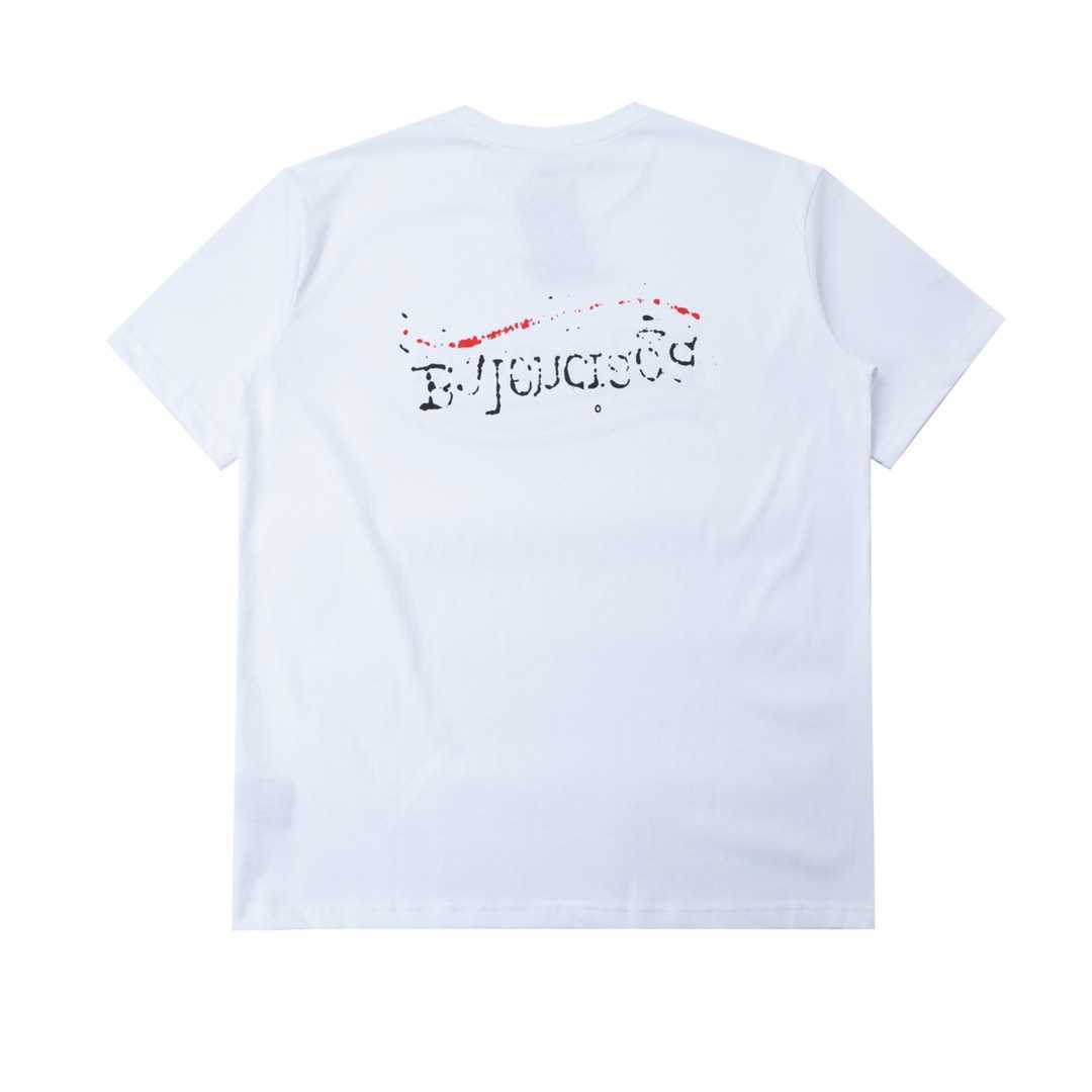 Womens Designer t-shirt survêtement Shirt High Edition 23 Early Spring Sleeve T-shirt Coke Wave Graffiti Print Trend Lovers