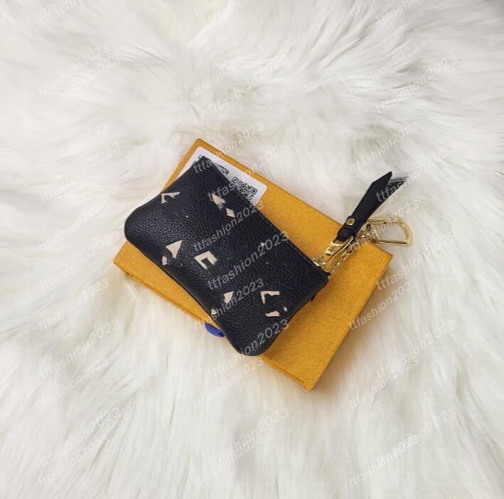 10A High quality Fashion Coin Purses Luxurys Designers France style coins pouch Wallet men women lady leather Zip purse key Wallets mini Credit Card 