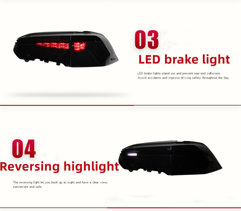 Luzes traseiras do carro para toyota rav4 20 19-20 22 conjunto de luz traseira led dragão escala luz running luz indicadora de sinal de volta