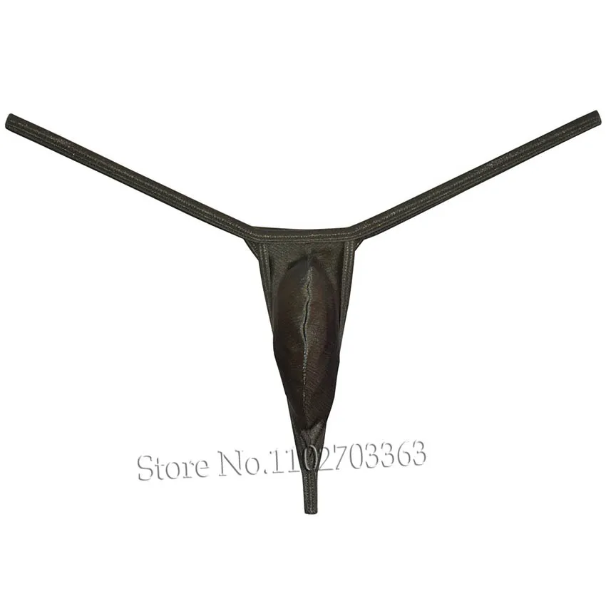 Tongs en Spandex brillant pour hommes, sous-vêtements taille basse, Tangas Sexy, maillots de bain, pochette fine, Jacquards, Micro Bikinis