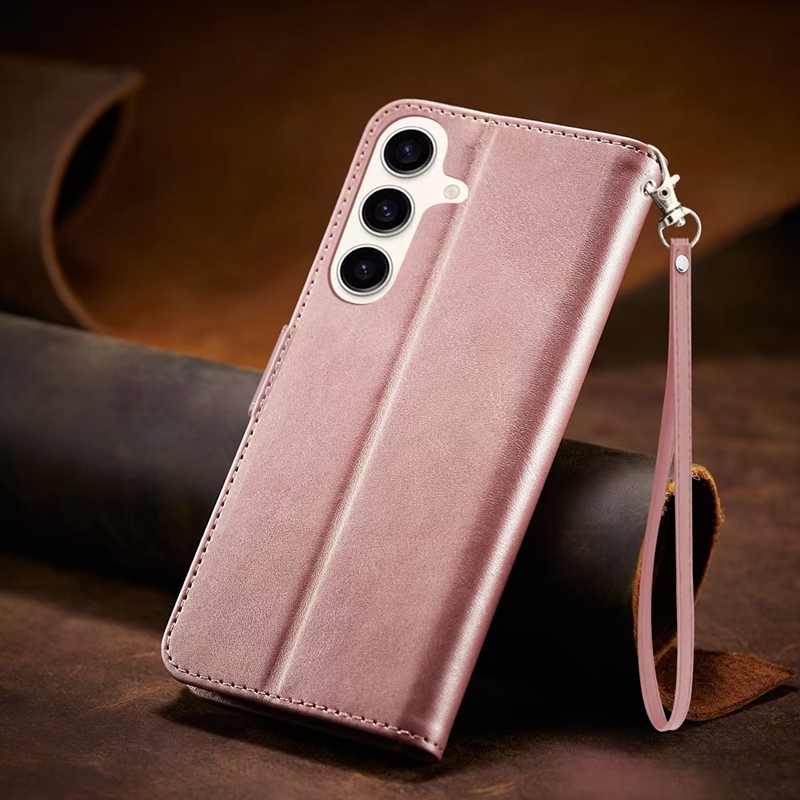 Business Leather Wallet Cases For Samsung S24 S23 FE Ultra S22 Plus A05 A05S A25 A35 A55 A15 A04 M54 A54 A34 A14 A04E A13 Retro Flip Cover ID Card Slot Holder Vintage Pouch