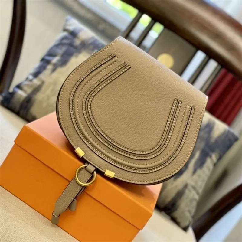 Klasyczna klapa sprzęgła małe siodła torba luksusowy projektant portfela ramię nowy styl torebka skórzana damskie męskie torby krzyżowe regulowane paski na ramię