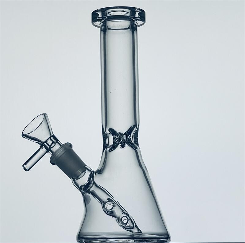 Acook Manufacture Hookah Beaker Glass Bong Water Pipes Dab Rig Catcher厚い素材14cm Bongs