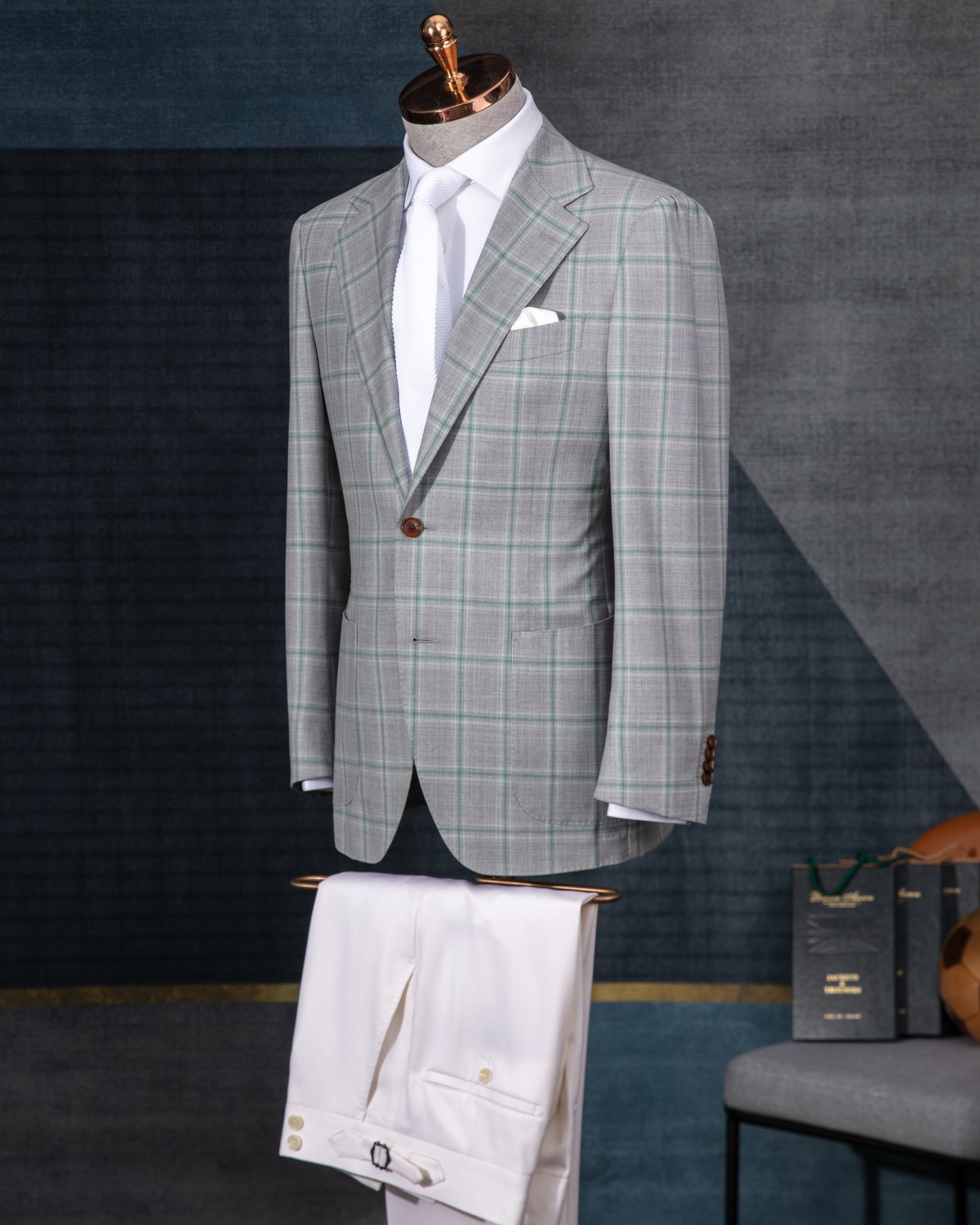 Due pezzi smoking da sposa abiti da uomo bei candidati scialle bavero vestito plaid due bottoni tre pacchetti tasche personalizzate cappotto multi-scenario primavera casual