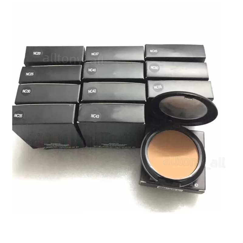 Hot Face Powder Makeup Powder Plus Foundation Pressed Matte Natural Make Up Facial Powder Lätt att bära 15G alla NC 11 -färger för val