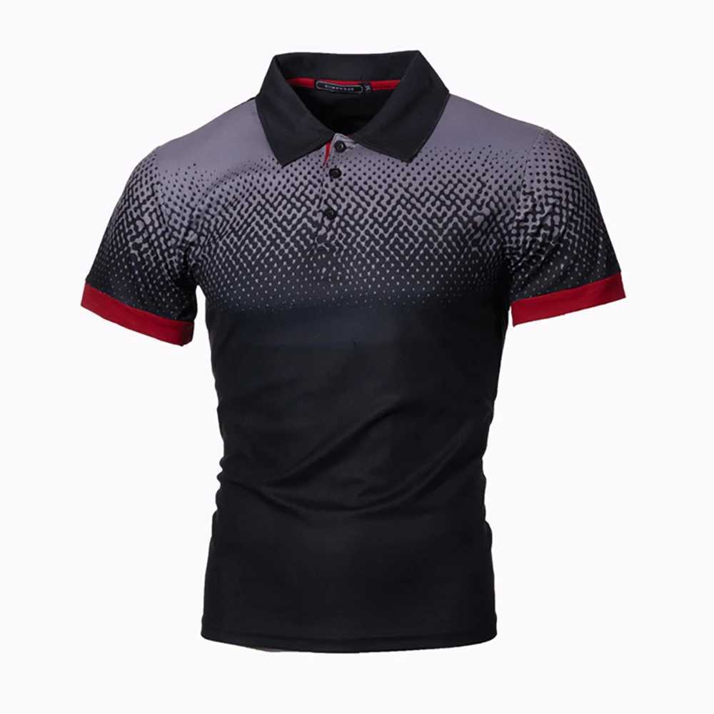 Herenpolo's Zomer Casual T-shirts Heren Poloshirts met korte mouwen Ademend Zakelijk Mode T-shirt Heren Golf Pullover Kleding