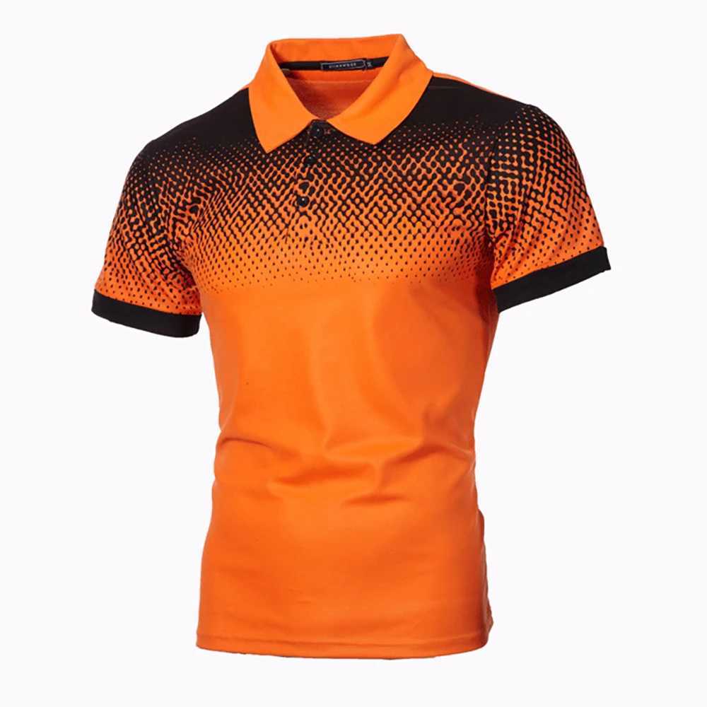 Herenpolo's Zomer Casual T-shirts Heren Poloshirts met korte mouwen Ademend Zakelijk Mode T-shirt Heren Golf Pullover Kleding