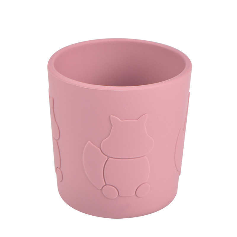 Tasses Vaisselle Ustensiles Silicone Bébé Alimentation Tasses Dessin Animé Écureuil Motif Enfants Boire Étanche Anti Brûlure Tasse Bébé Vaisselle Sans BPA AA230413