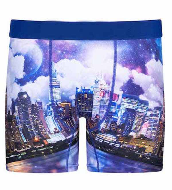 Mens Mid Boxer Briefs Underpants Beach Reathable Underpant Herr Sexig tät midja