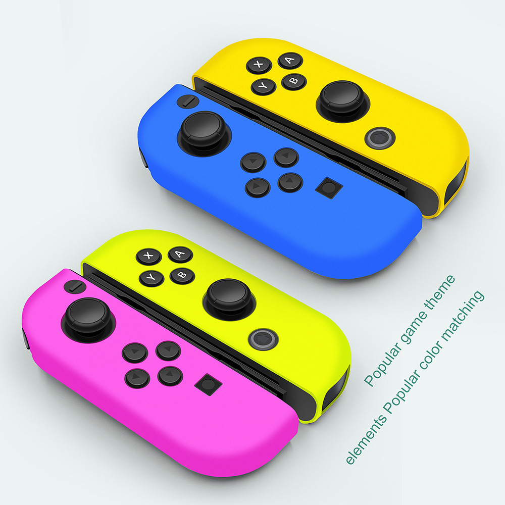 Joycon Soft Silicone-fodral för Nintendo Switch OLED Joy-Con Skin Protective Cover High Quality Fast Ship