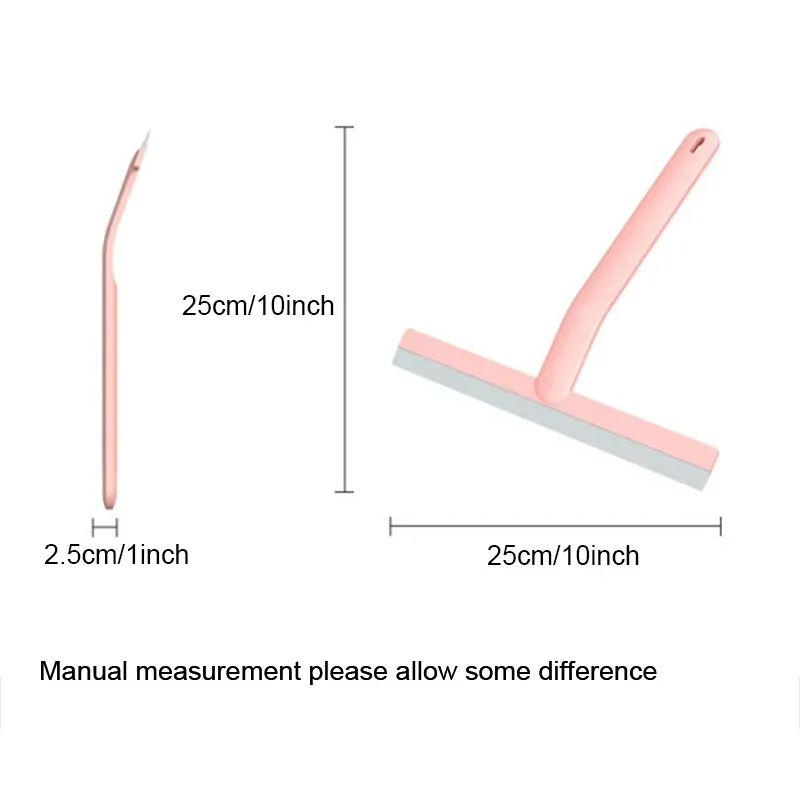 Nettoyeur de carreaux de fenêtre, brosse de nettoyage multifonctionnelle, essuie-glace, grattoir de sol, cuisine, salle de bains, porte de douche domestique, raclette de fenêtre