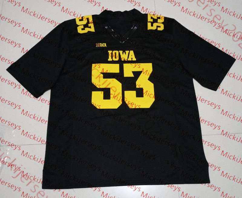 Citrus Bowl Connor Colby Iowa Hawkeyes Football Jersey Kyson Van Vugt Cael Vanderbush Justin Britt 66 Jeremy Chaplin Davidkov Nick DeJong Custom Iowa Jerseys