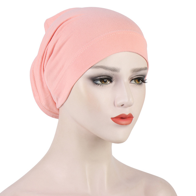 Hijab muçulmano interno Hat Turban Hat Underscarf Islâmico Caps Caps Capacitados Capacete de Cabeçalho